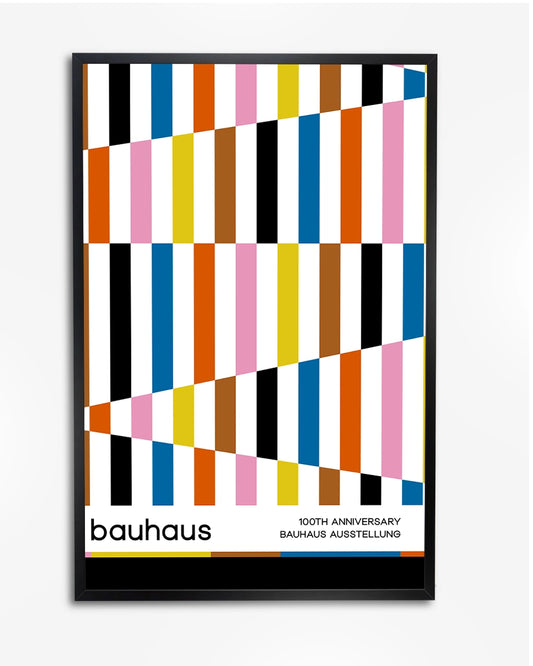 Poster "Bauhaus 20th Anniversary" - Geometrisch & Minimalistisch Design