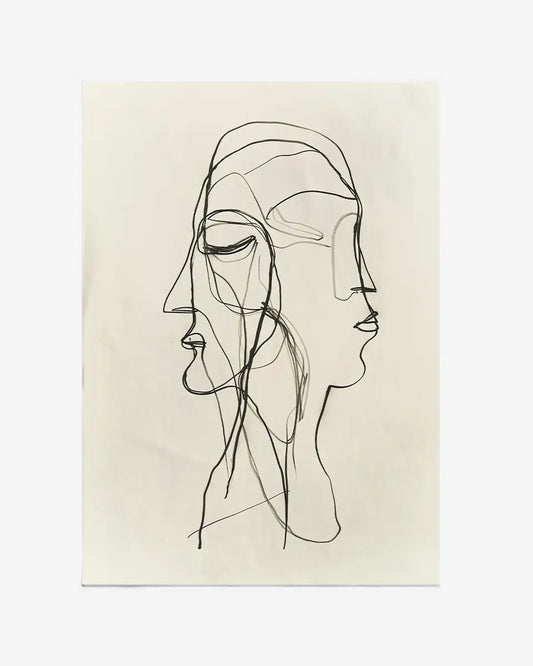 Twee gezichten - Abstract - Henri Matisse
