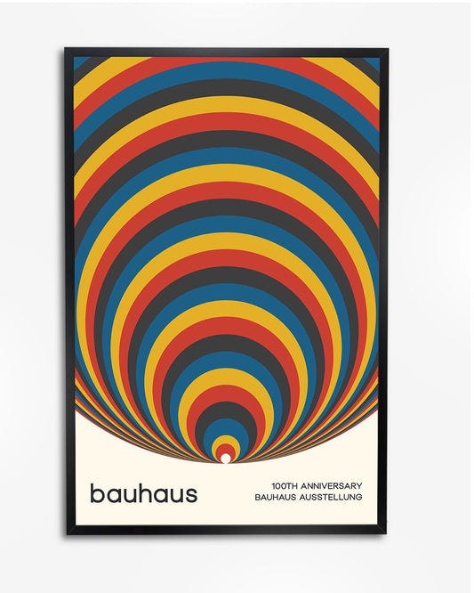 Bauhaus 30th Anniversary Poster - Geometrischen Abstract Design