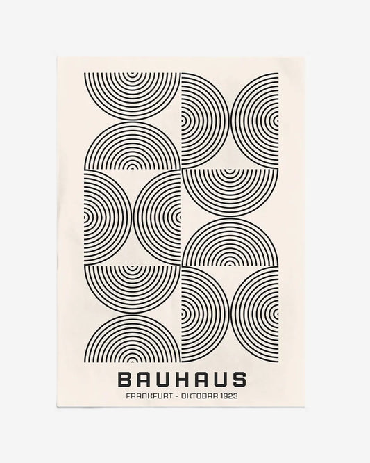 Minimalistische Bauhaus Poster – Geometrisch en Modern Design