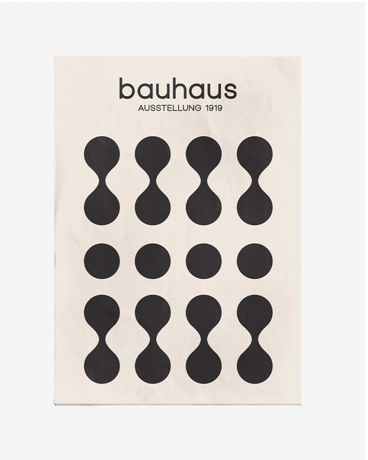 Poster "Bauhaus Closing Show" - Minimalistisch en Tijdloos Design