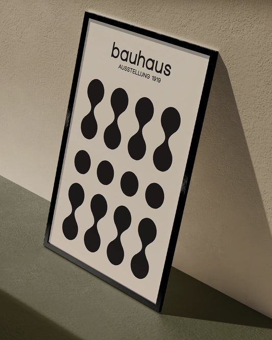 Poster "Bauhaus Closing Show" - Minimalistisch en Tijdloos Design