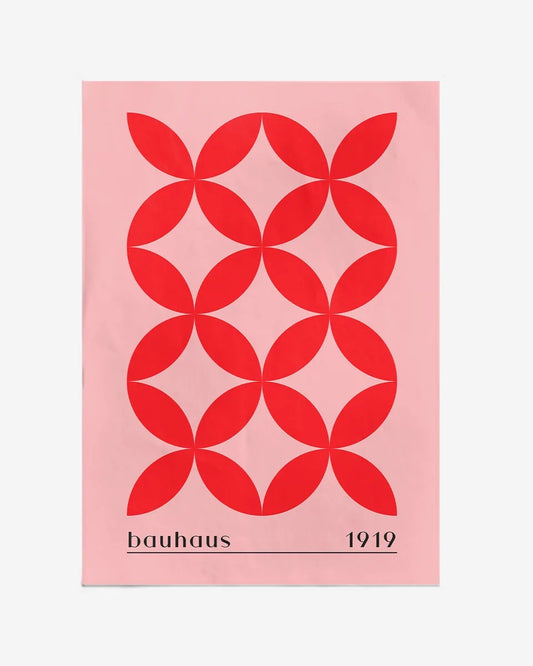 Bauhaus 20e Eeuw Poster – Minimalistisch Design met Geometrische Vormen