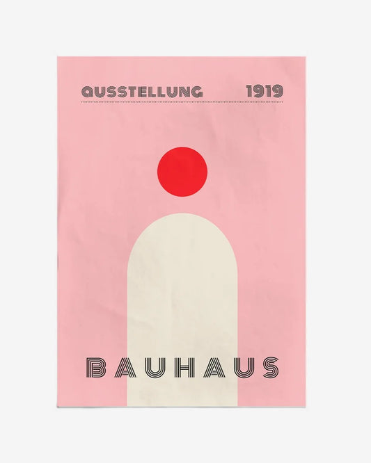 Ten Wildehofen Poster – Minimalistisch Bauhaus Design met Geometrische Vormen