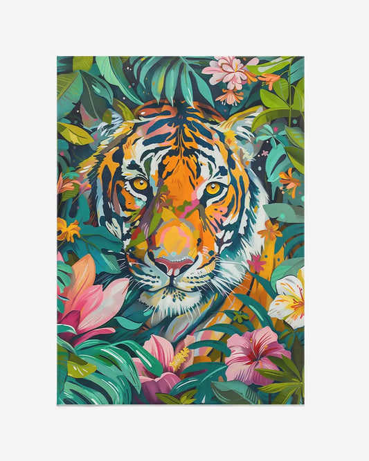 Tijger in de Jungle - Poster
