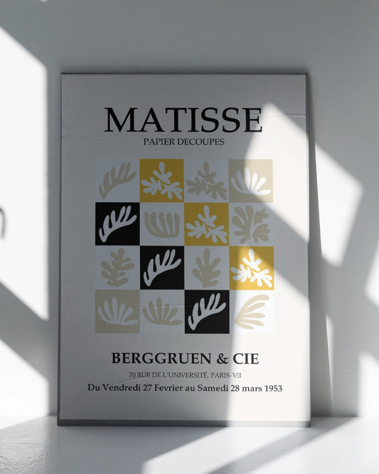 Minimalistische Matisse Poster - Geometrisch Ontwerp in Elegante Stijl