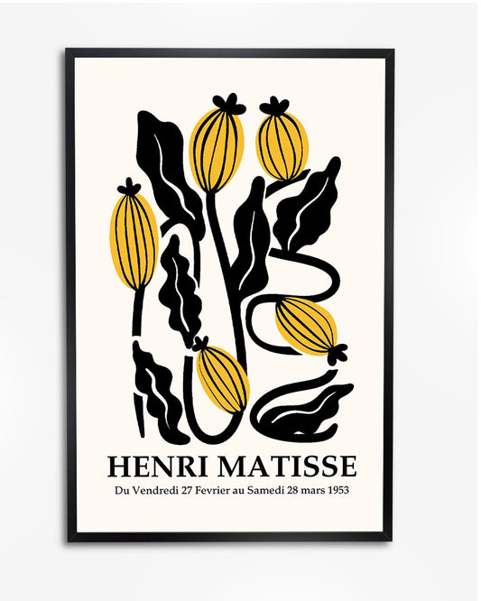 Henri Matisse Logo Poster - Minimalistische Vector Illustratie